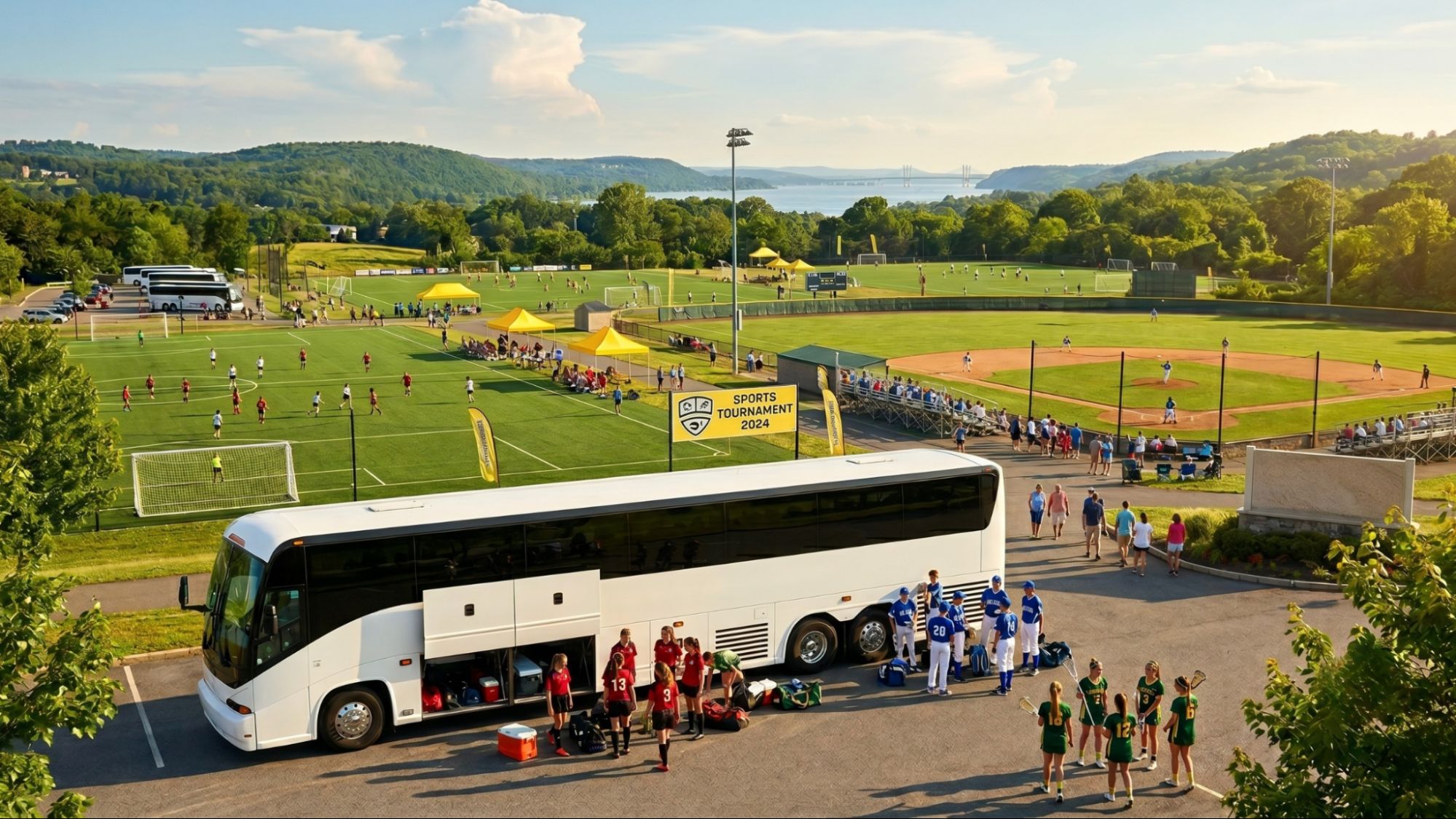 Summer Athletic Team Transportation in Westchester County